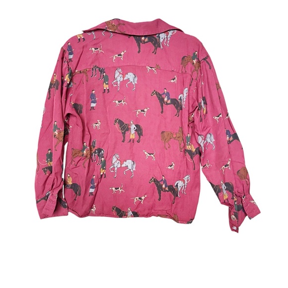 Vintage J.G. Hook Horse Button Down Shirt - Picture 2 of 4